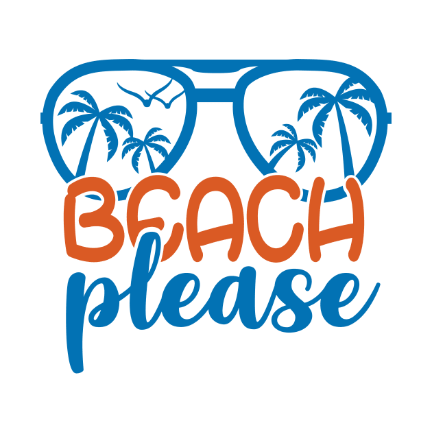 Beach Please Shirt Cute Funny Summer Vacation Holiday Gift by Ramadangonim