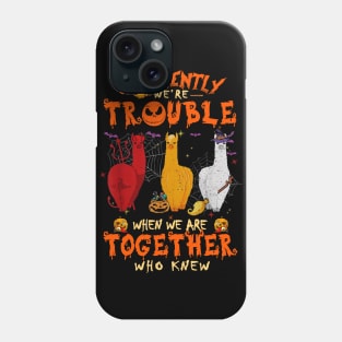 Apparently We're Trouble When We Are Together tshirt  Llama Halloween T-Shirt Phone Case