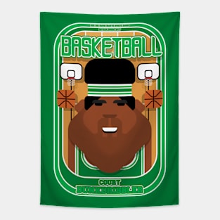 Basketball Green - Court Dunkdribbler - Hayes version Tapestry