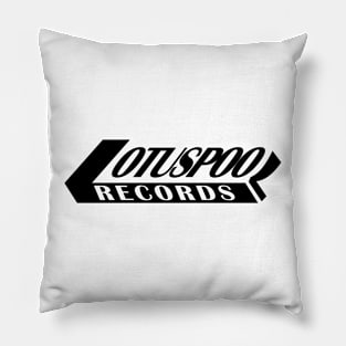 Lotuspool Logo Black Pillow