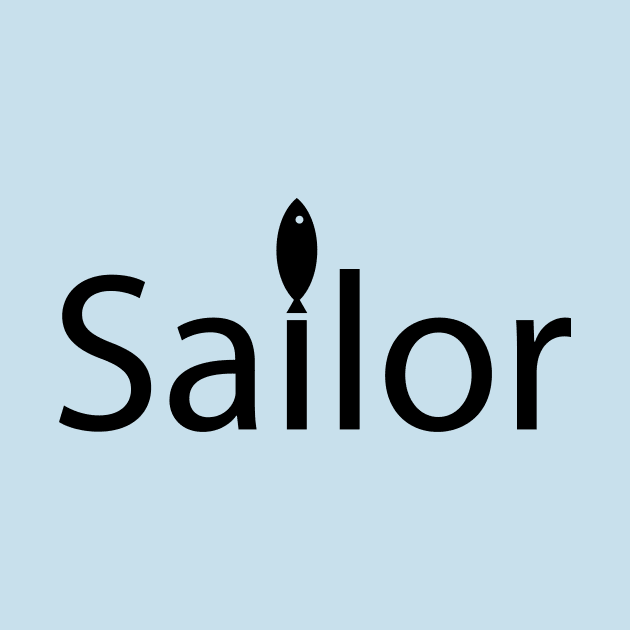 Sailor typographic logo design by CRE4T1V1TY