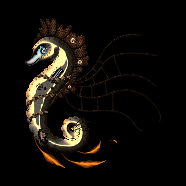 Cute little steampunk seahorse by Nicky2342