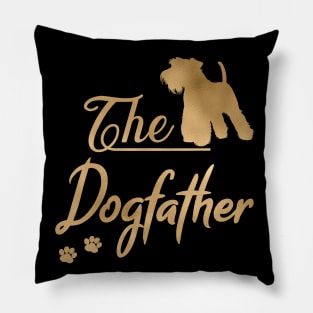 The Schnauzer Dogfather Pillow