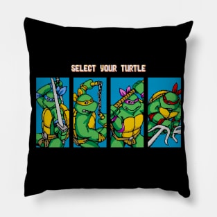 Teenage Mutant Arcade Roster Pillow