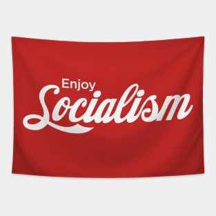 Enjoy Socialism Tapestry