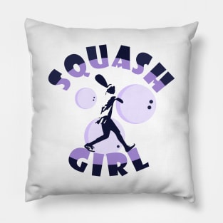 Squash player Pillow