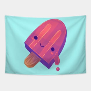 Pink Neon Juice Popsicle Tapestry