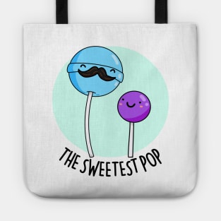 The Sweetest Pop Cute Lollipop Dad Pun Tote