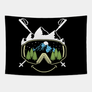 Ski Goggles Tapestry