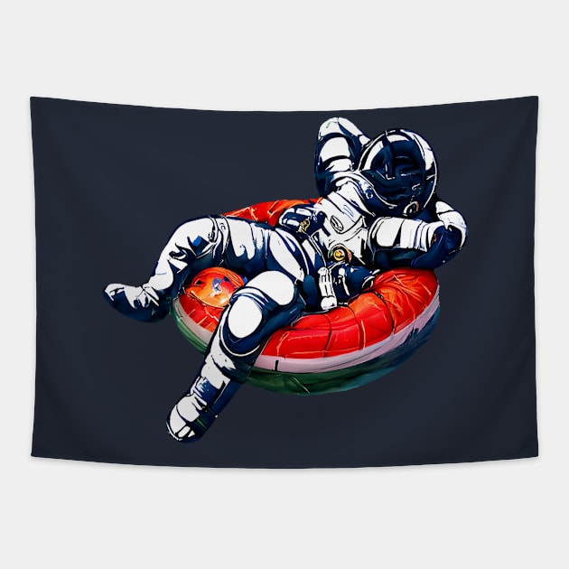 funny astronaut Inflatable sea space , stars , galaxy , funny , moon , universe , cute , cosmonaut , astronomy , planets Tapestry by Gaming champion