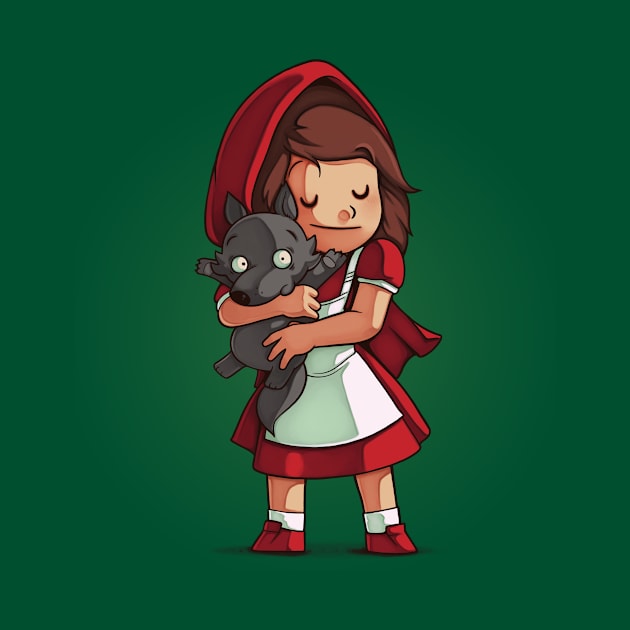 Little Red & Wolf by Naolito