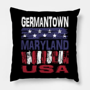 Germantown Maryland USA T-Shirt Pillow