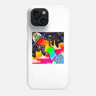 Trippy alien Phone Case