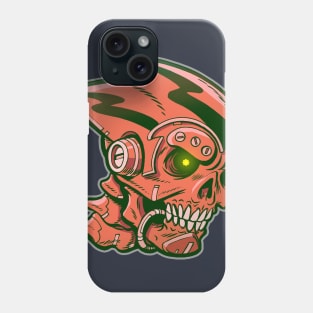 Crimson Skull Bot Phone Case