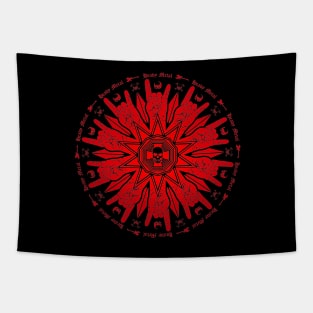 Heavy Metal Mandala Tapestry