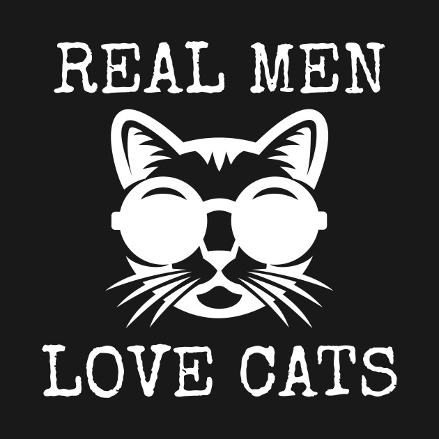 Disover Real Men Love Cats Cat Man Cat Lover - Cat Lover - T-Shirt