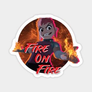 Nimona Movie (Fire On Fire) Magnet