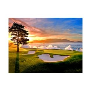 18TH HOLE AT PEBBLE BEACH T-Shirt