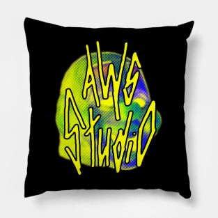 AWS Studio - clown reverse Pillow