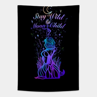 Stay Wild Moon Child Tapestry