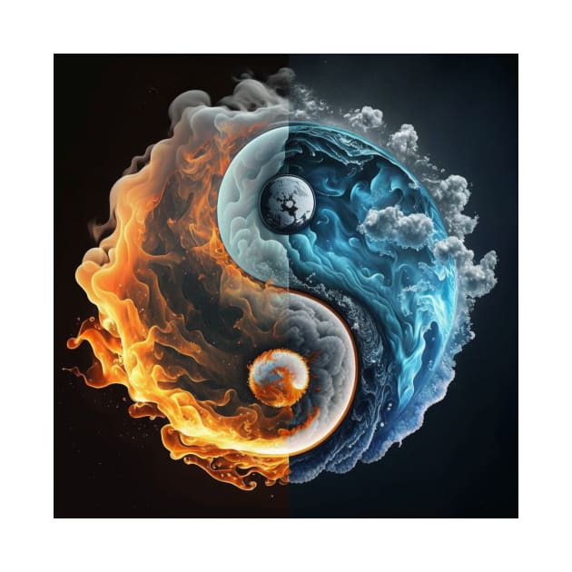 Yin Yang - Fire and Water by BeachBumPics