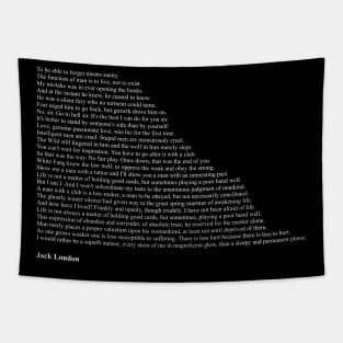 Jack London Quotes Tapestry