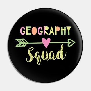 Geography Squad Pin