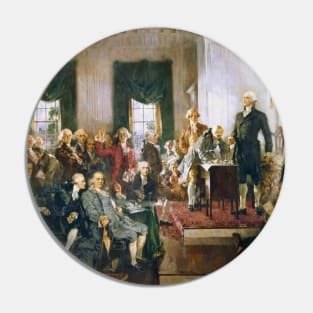 The Signing of the Constitution of the United States - Howard Chandler Christy Pin