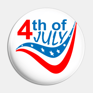 Happy 4Th of July Pin