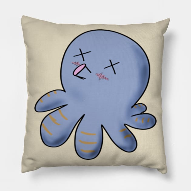 Cute Giant Octopus Pillow by ZNEVA