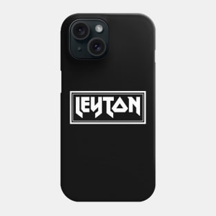 IRON TEXT || LEYTON WHITE BOX Phone Case