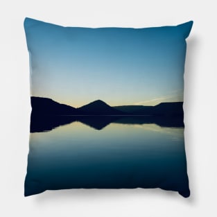 Clear lines in the water / Swiss Artwork Photography Pillow