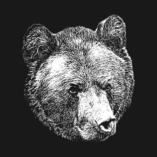 Brown bear portrait T-Shirt