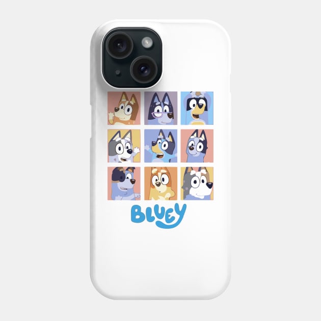 bluey design Phone Case by dawnttee