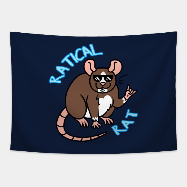 Ratical Rat Tapestry by Dandyrats