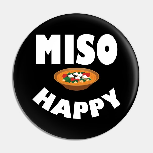 Miso Happy Pin by KC Happy Shop