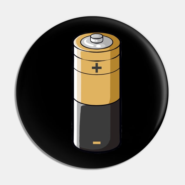 Battery Pin by fromherotozero
