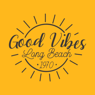 Good Vibes Long Beach California 1970's T-Shirt