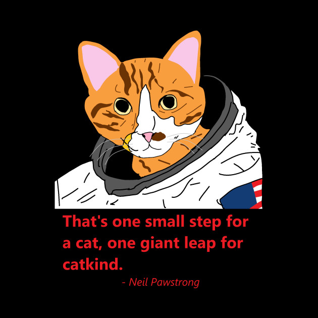Famous Cats Neil Pawstrong Cats Tasse Teepublic De