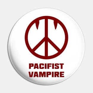 Pacifist Vampire Pin