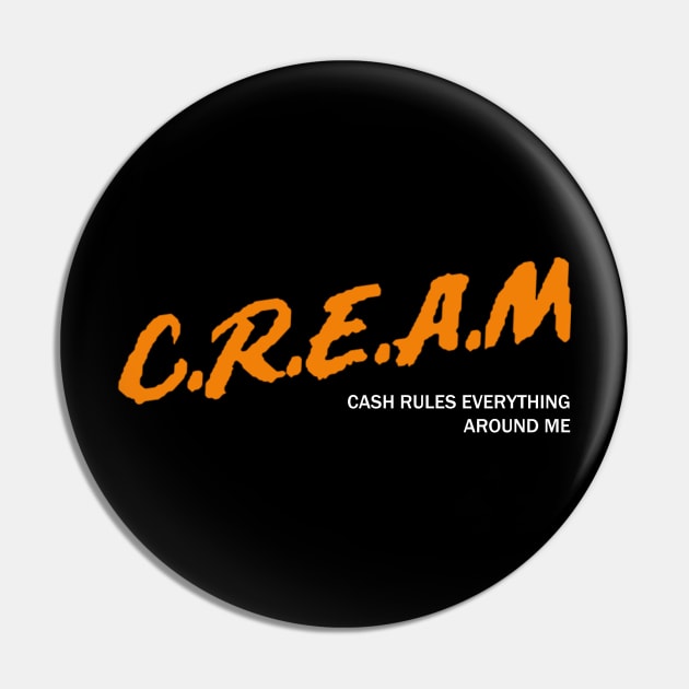 Cream Pin by LMW Art