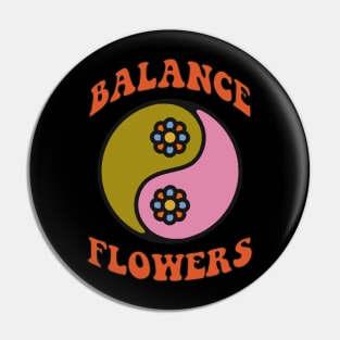 Balance flowers Pin