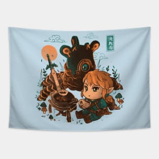 Cozy Time - Cute Game Geek Gift Tapestry