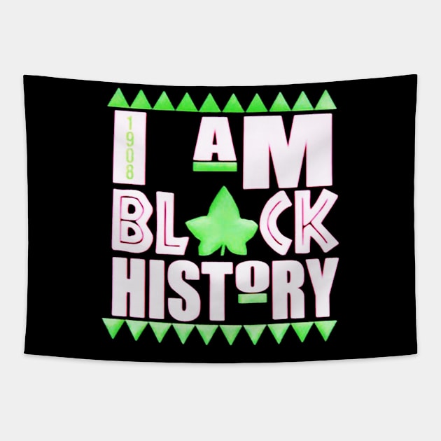 I Am Black History Tapestry by sarazetouniartwork