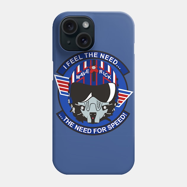 Maverick Helmet Phone Case by MBK