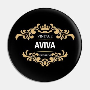 Aviva Name Pin