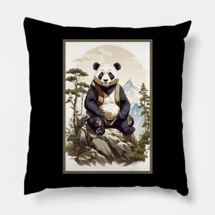 Wise Panda Pillow