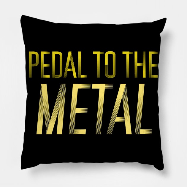 Pedal to the metal Pillow by Sloop