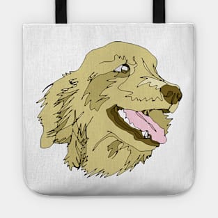 Golden Scribbles Tote