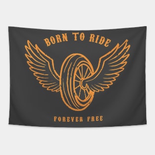 BORN TO RIDE Tapestry